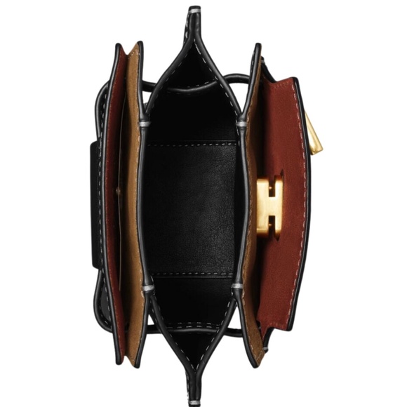 Authentic Tory Burch Lee Radziwill Petite Bucket Bag Black NWT - Picture 3 of 17